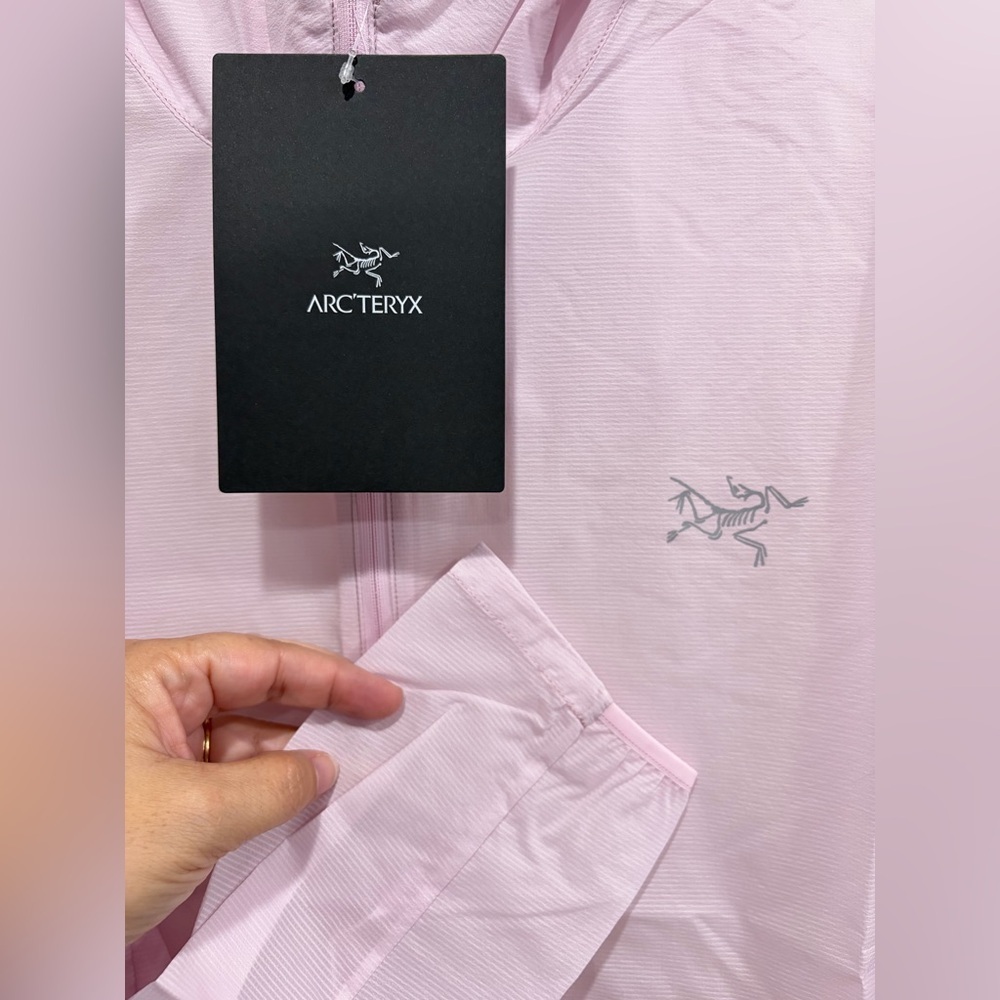 Arc’teryx Women's XXL Incendo Airshell Hoody Hoodie Jacket Light Pink NWT DWR - Picture 4 of 7